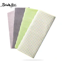 new arrivals 100 cotton fabric grey and white checks designs twill fat quarter home textile material bed sheet for patchwork