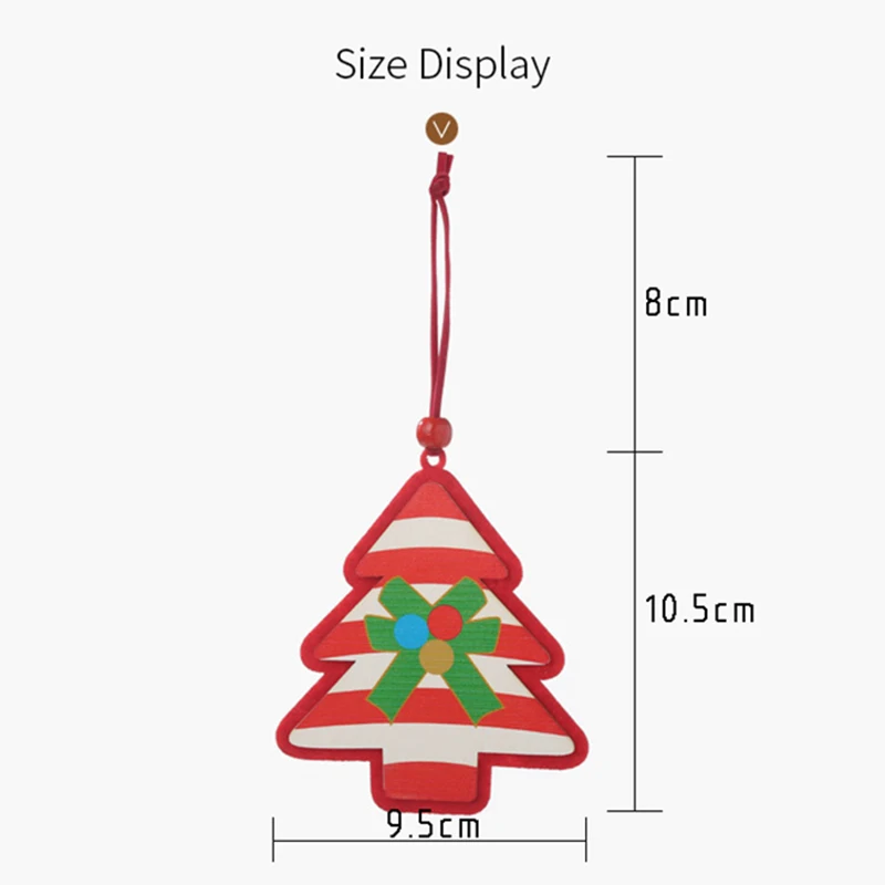 DIY Красная рождественская елка перчатки тростниковая шляпа красный нетканый