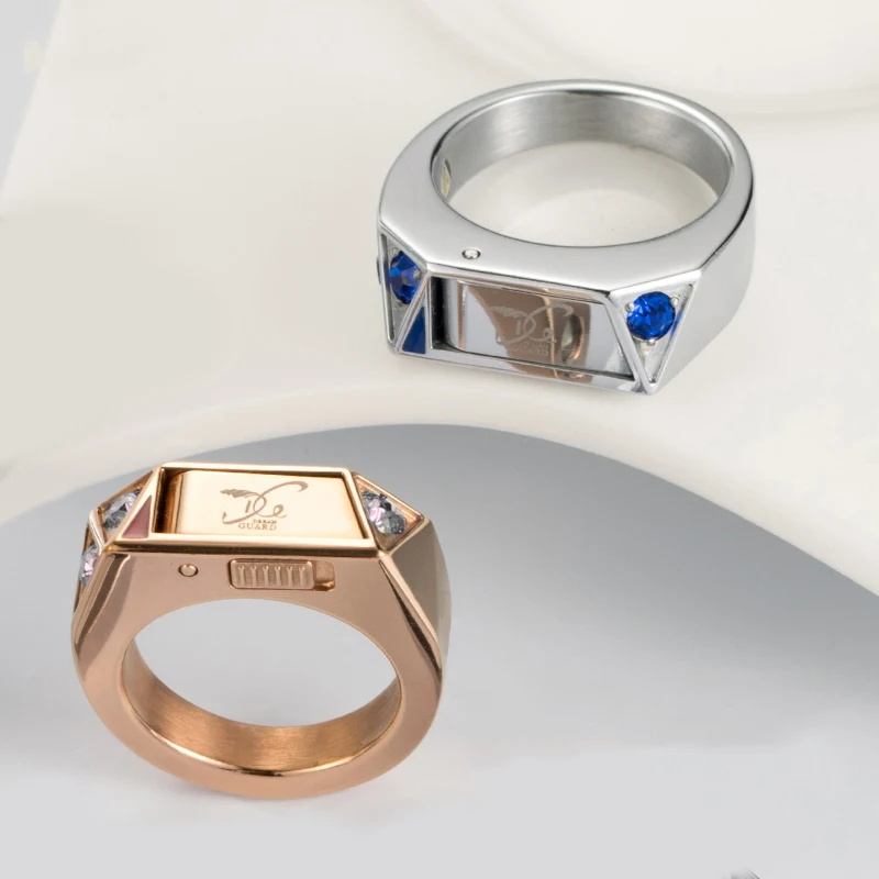 Кольцо против волка титановое стальное защитное кольцо модные скрытые