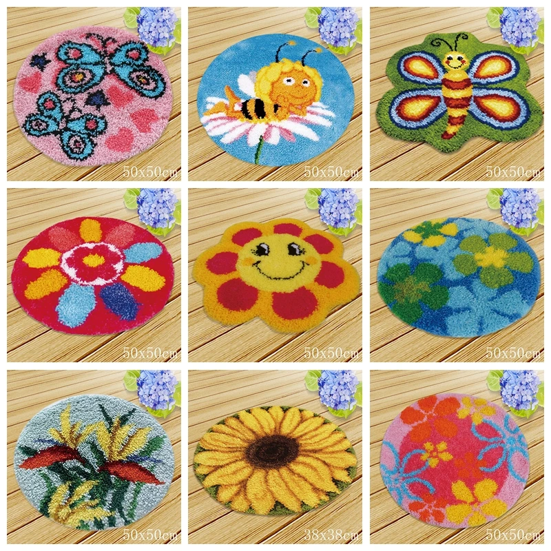 Подсолнухи посылка защелка крючок DIY ковер вышивка цветы сделай сам Foamiran набор