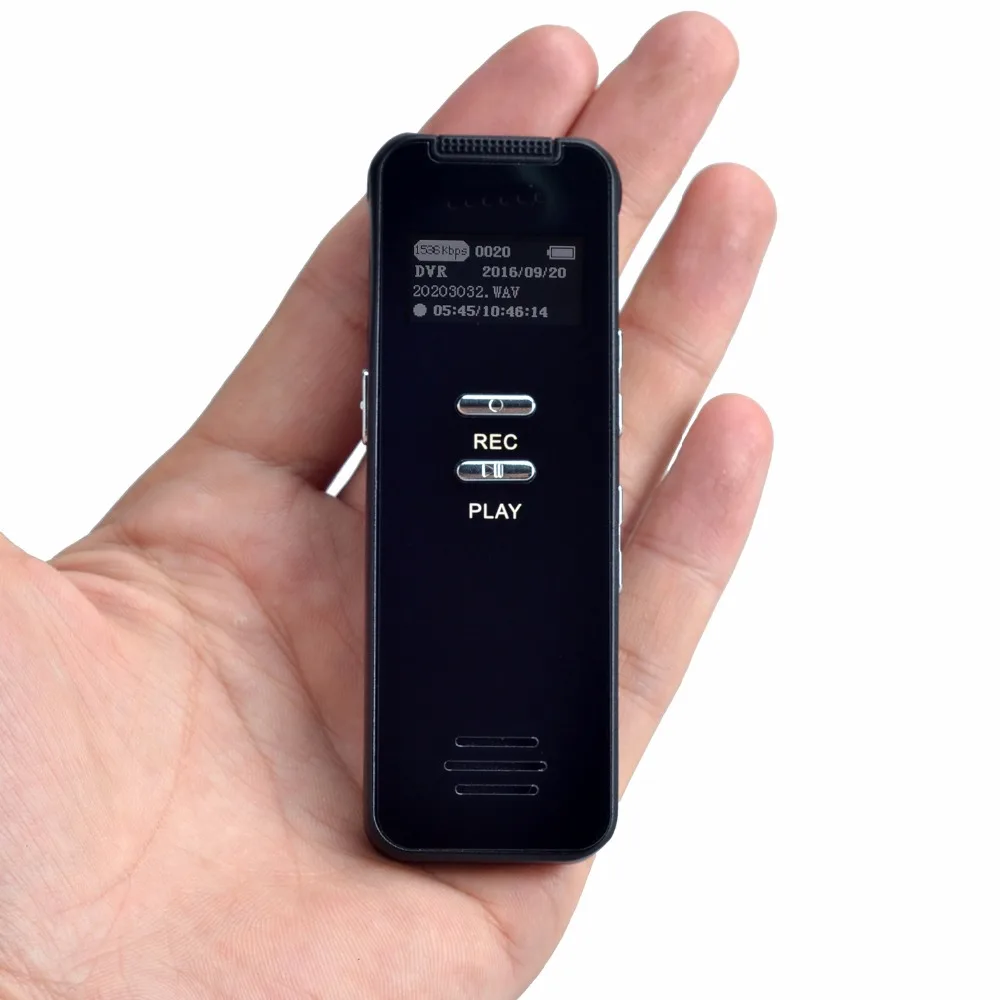 Умный Цифровой диктофон Новая обновленная версия 8G Портативный HD экран Звук Аудио Телефон Запись Диктофон MP3 рекордер