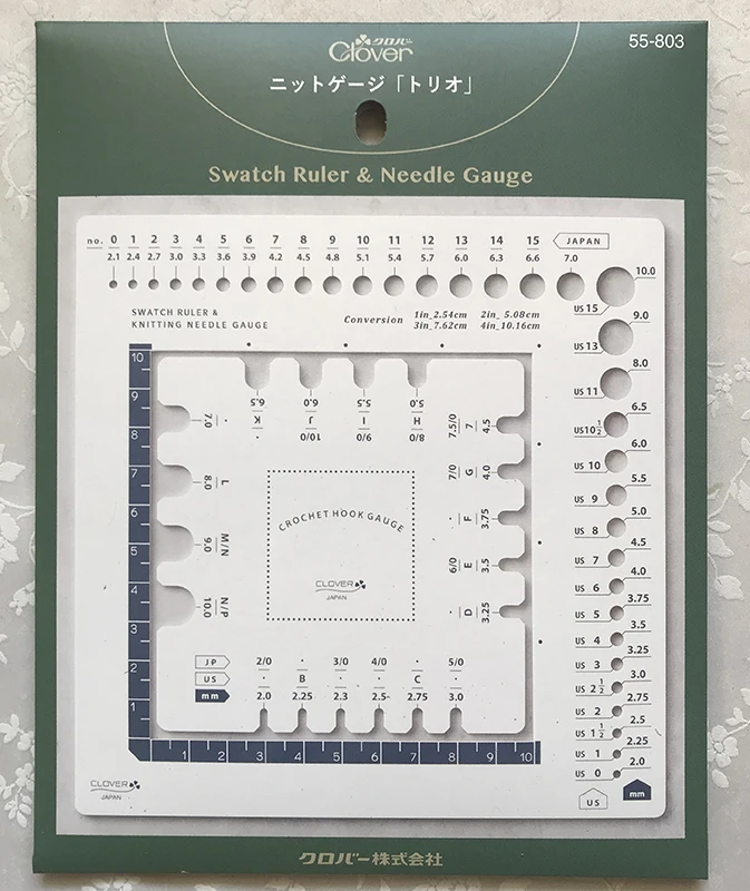 Японский Клевер многофункциональная вязальная игла измерительная линейка