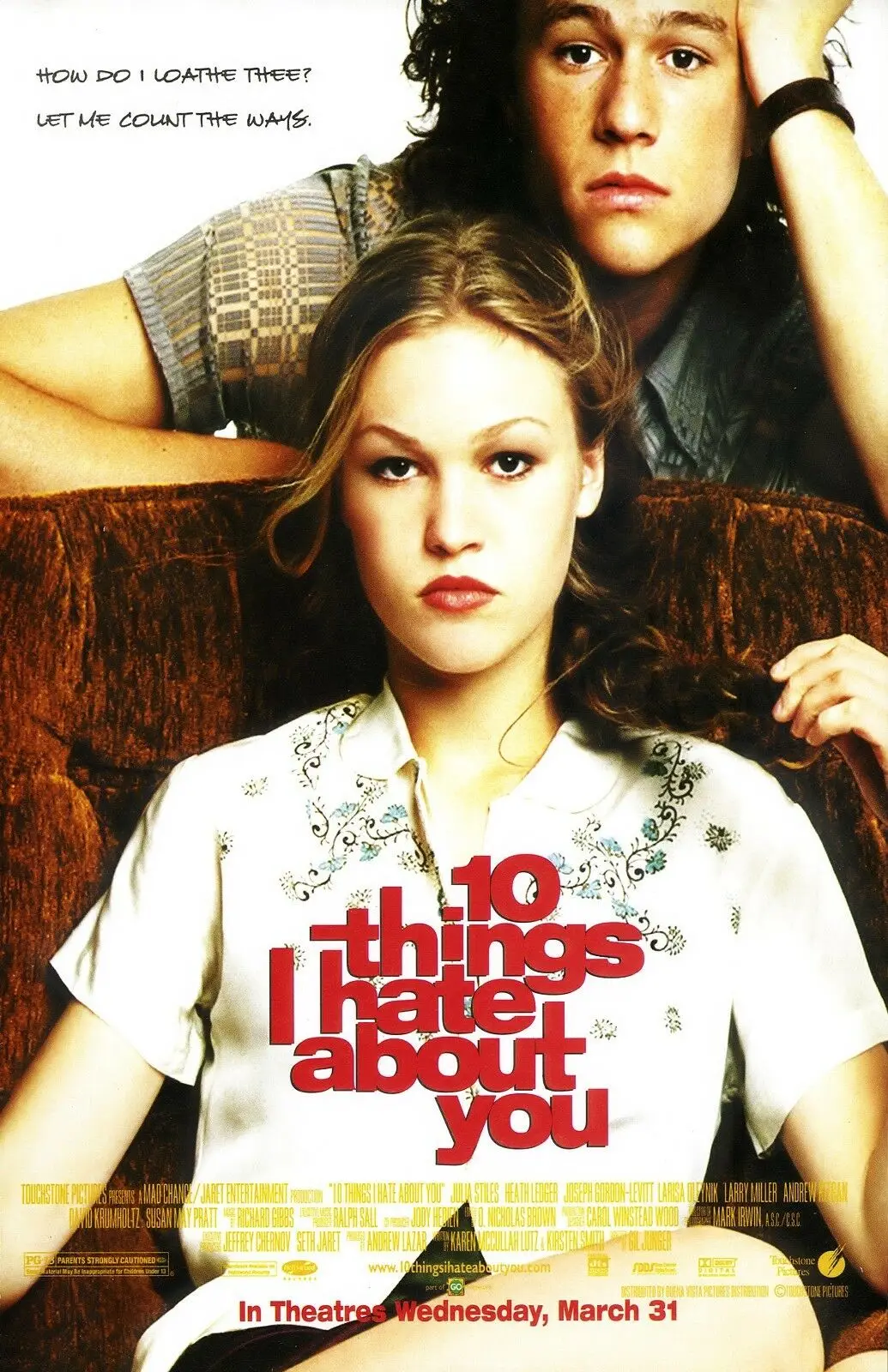 

10 Things I Hate About You Movie Art Silk Poster Print 24x36inch