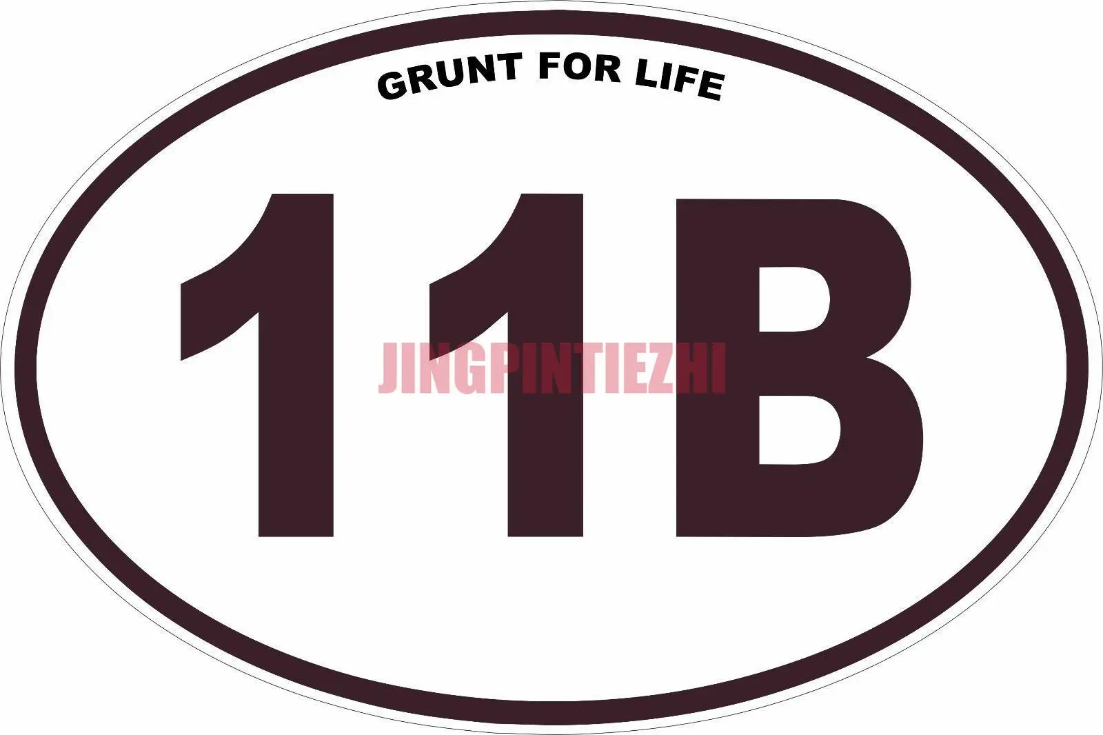 

11B "Grunt for Life" TOOL BOX HELMET BUMPER STICKER DECAL Car Stickers Vinyl Motorcycle Decal