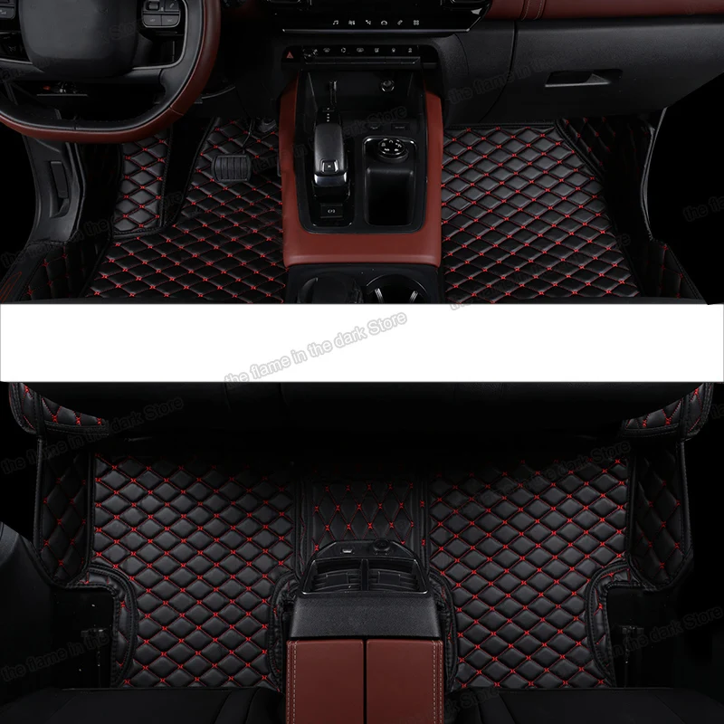 Кожаный коврик Lsrtw2017 для салона автомобиля напольный Citroen C5 Aircross 2017 2018 2019 2020 2021