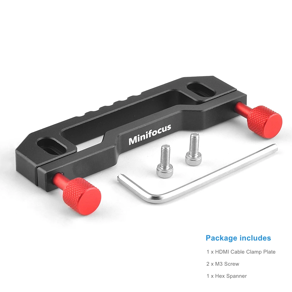 Монтажная пластина для зажима кабеля Minifocus кабелей монитора Atomos Ninja V адаптер с