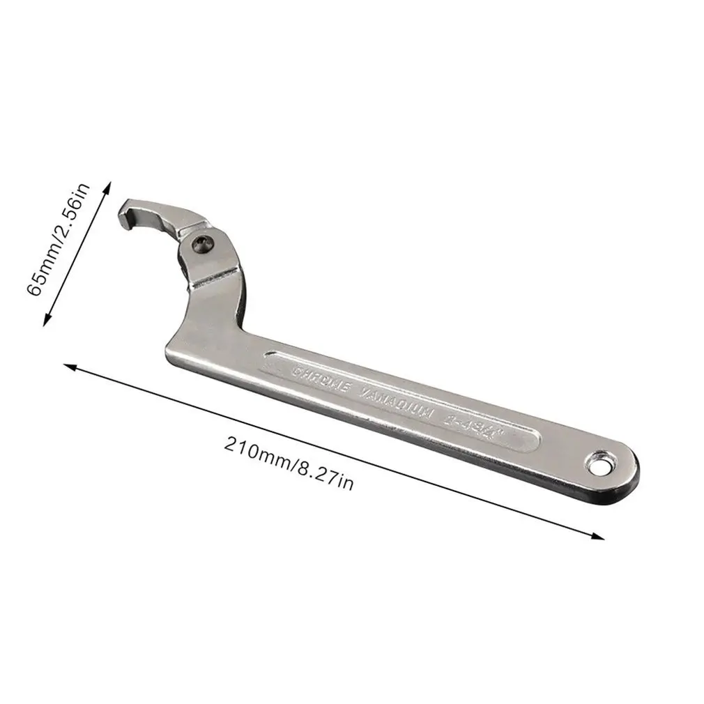 

Ergonomic Design Multifunctional Adjustable Hook-shaped Hook-head Wrench Adjustable Wrench Crescent Wrench