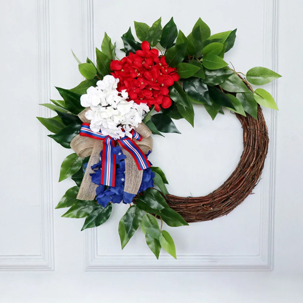 

1Pc Delicate Flower Garland Festival Adornment Exquisite Front Door Decor