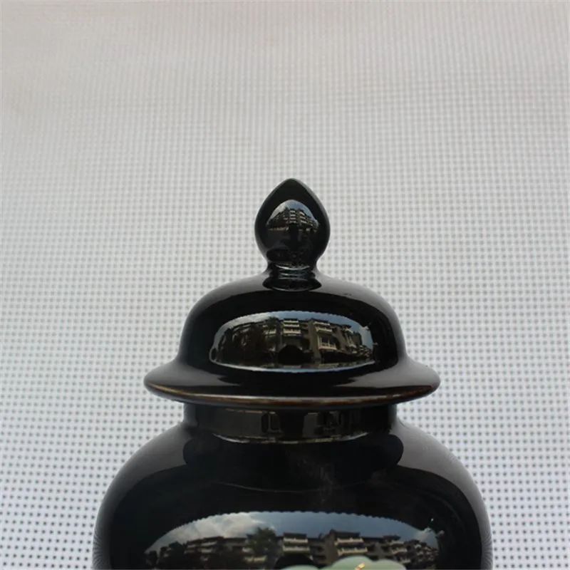 Керамический Лотос горшок черный цветок лотоса верхний для хранения | Дом и сад