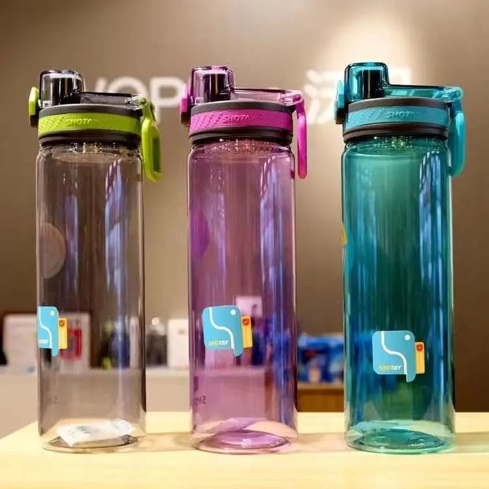 

Large-capacity summer natural water bottle with tea isolation rope and portable personality male and female plastic water cup