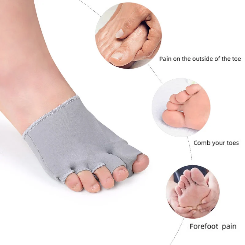 

Toe Separator Hallux Valgus Corrector Orthotics Feet Bone Thumb Straightener silicone toe separator