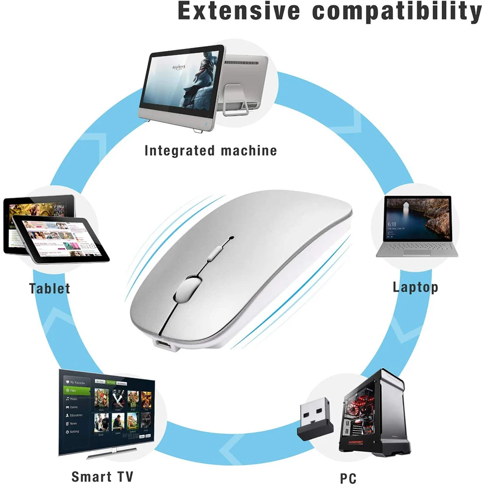 Bluetooth мышь для iPad 10 2 7 8 9 5 6 Pro 11 12 2020 Air 3 й 4 Мини 5|Мыши| |