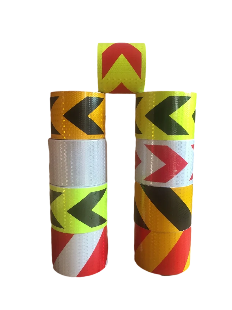 

10cm*1M Self-adhesive PVC Reflective Safety Tape Road Traffic Construction Site Reflective Sign