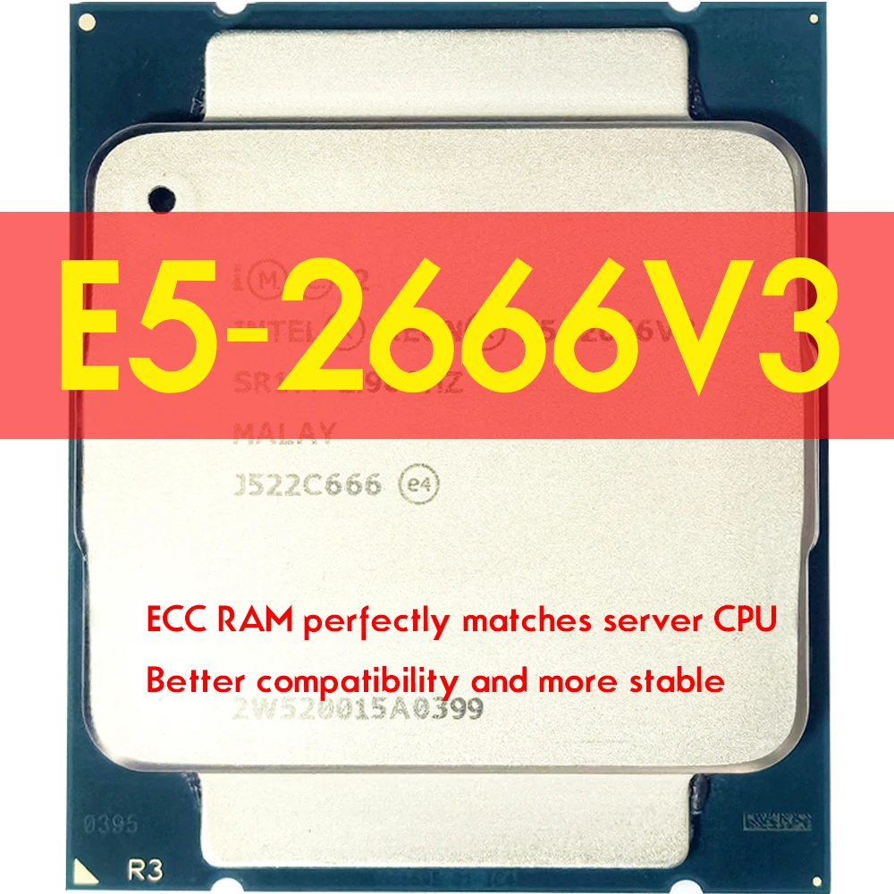 Процессор Xeon E5 2666 V3 SR1Y7 2 9 ГГц 10 ядер 135 Вт разъем LGA 2011-3 процессор 2666V3 Atermiter X99 DDR4 для