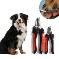 professional pet cat dog nail clipper cutter with sickle stainless steel grooming scissors clippers for pet claws dog supplies