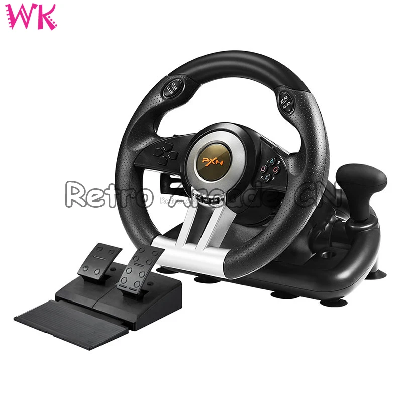 Гоночное Рулевое колесо для ПК XBOX 360 PS2 компьютера Автомобильное рулевое с