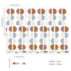 Креативные настенные стикеры в горошек в стиле бохо для детской комнаты, подарок для малыша, Декор для дома, офиса, спальни, наклейки для мебели