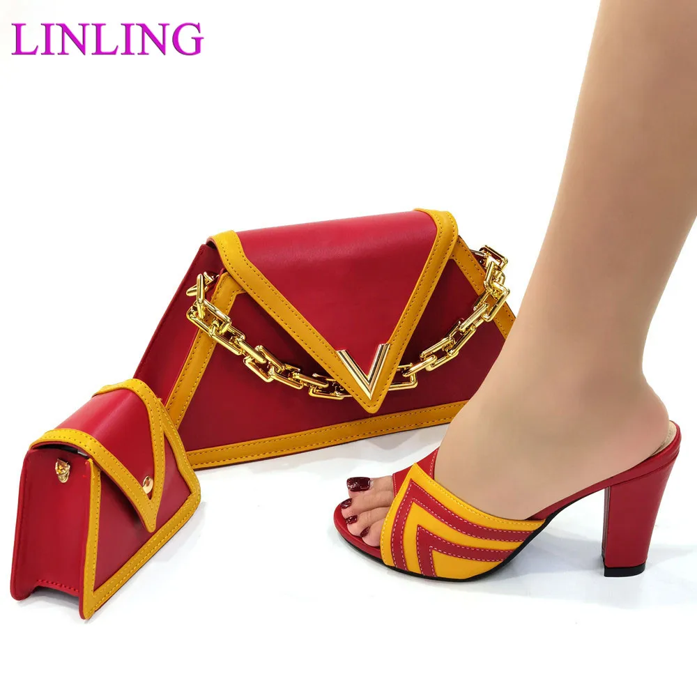 

Women Italian African Party Pumps Shoes and Bag High Quality Women Pumps Women Shoes and Bags To Match Shoes Woman High Heel