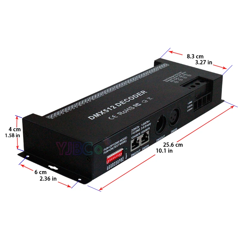 

DC12-24V 30 RGB DMX512 30CH * 2A dmx PWM DMX512/1990
