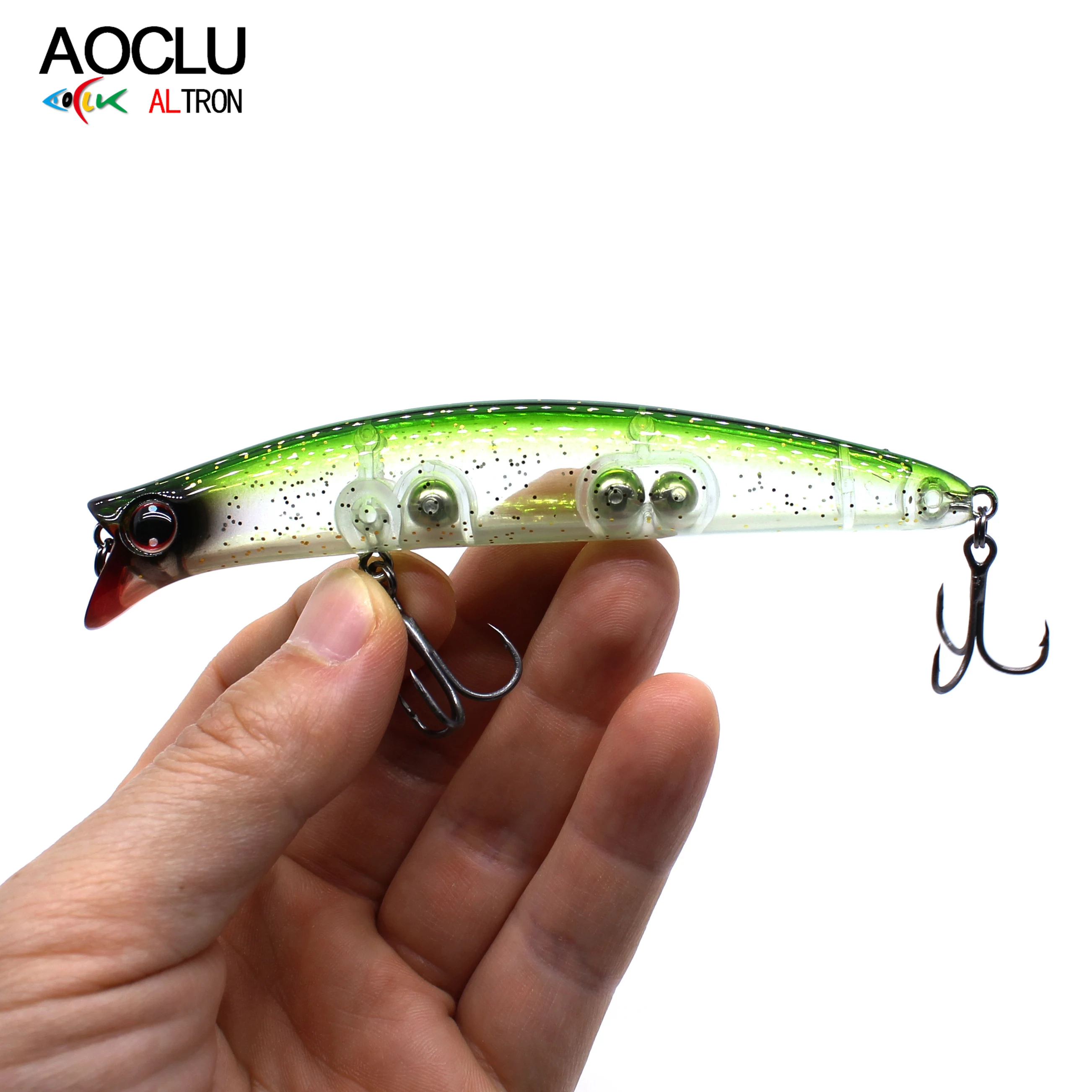AOCLU Wobblers Super Quality 8 Colors 110mm 14.8g 90mm 13g Hard Bait Minnow Crankbait Fishing Lure Bass Fresh Salt Water Tackle