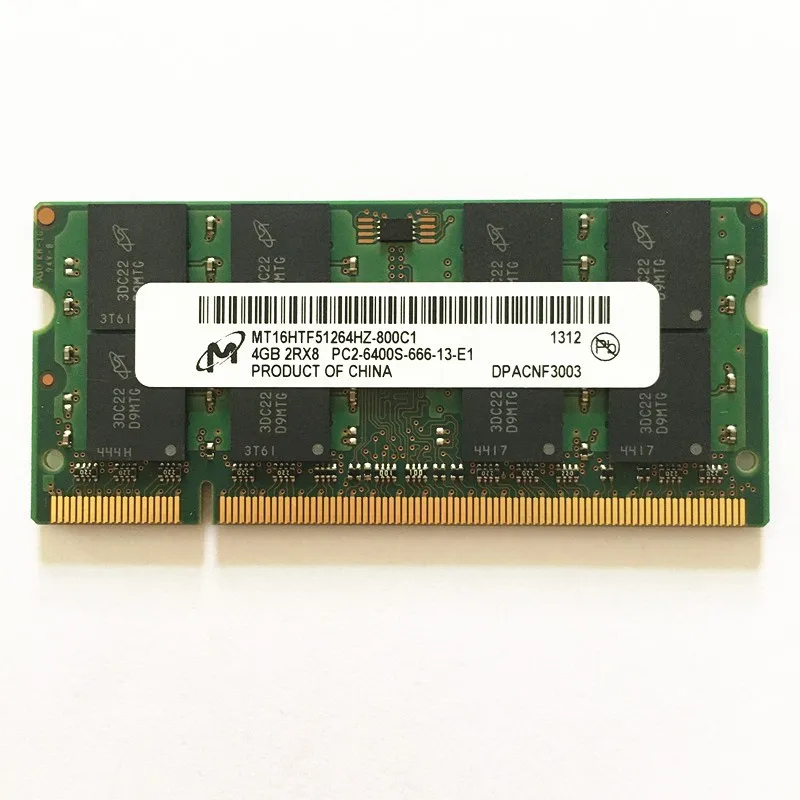 Micron 2GB 4GB 8GB PC2-6400 800MHZ DDR2 200PIN ноутбук sodimm оперативная память для компьютера |