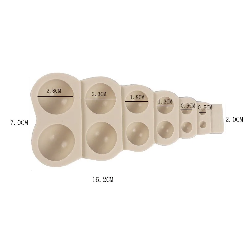 

New Half Round Pearl Silicone Cake Mold Chocolate Decor Cake Candy Pastry Baking Tool Supplies Kitchen Baking Soap Jelly Mold