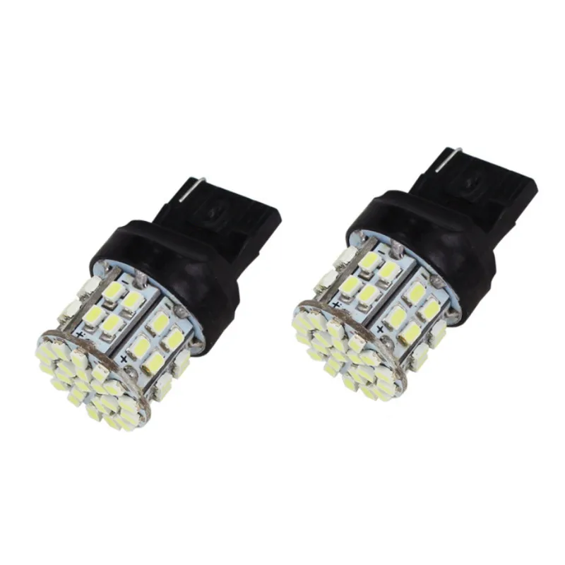 2 предмета W21/5 Вт 50SMD Автомобильный светодиодный стоп сигнал светильник T20 7443