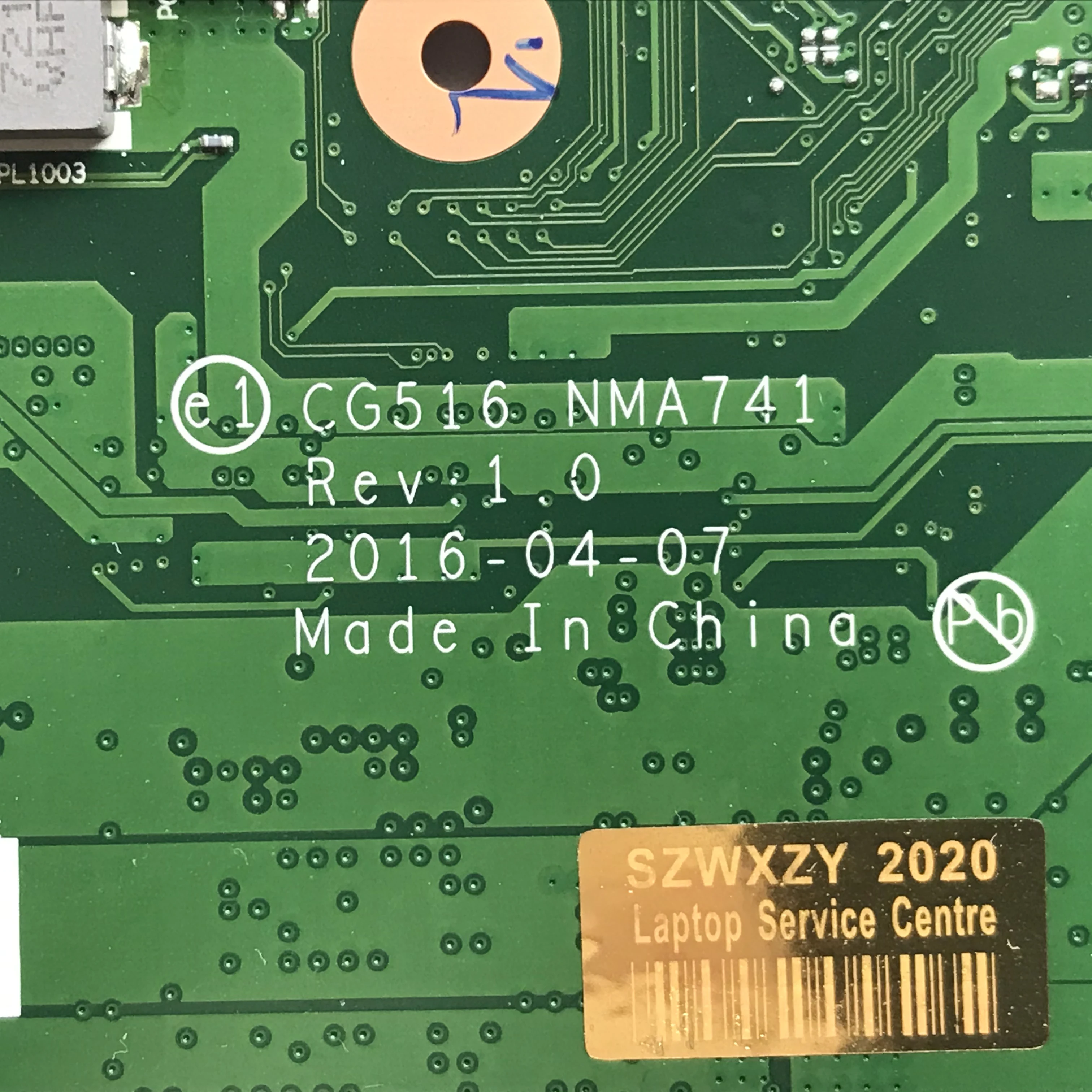 5B20L71649 для Lenovo Ideapad 310 15ABR материнская плата ноутбука CG516 NMA741 стандартная с