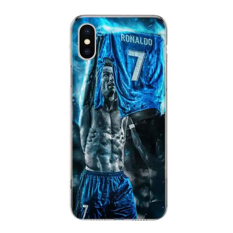 CR7 Cristiano Ronaldo чехол для телефона для iPhone 11 Pro 7 6X8 6S Plus XS MAX+ XR 5S SE 10 Ten Art TPU Coque Capa Shell