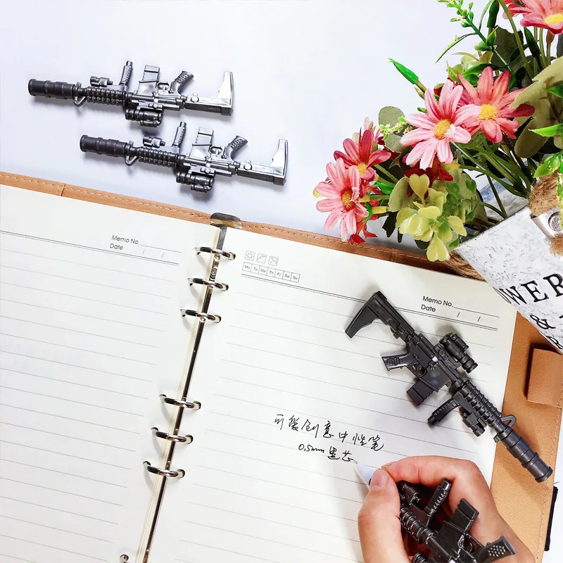 2020new 1 шт. Золотая машина пистолет шариковая студенческие ручки Шариковая ручка