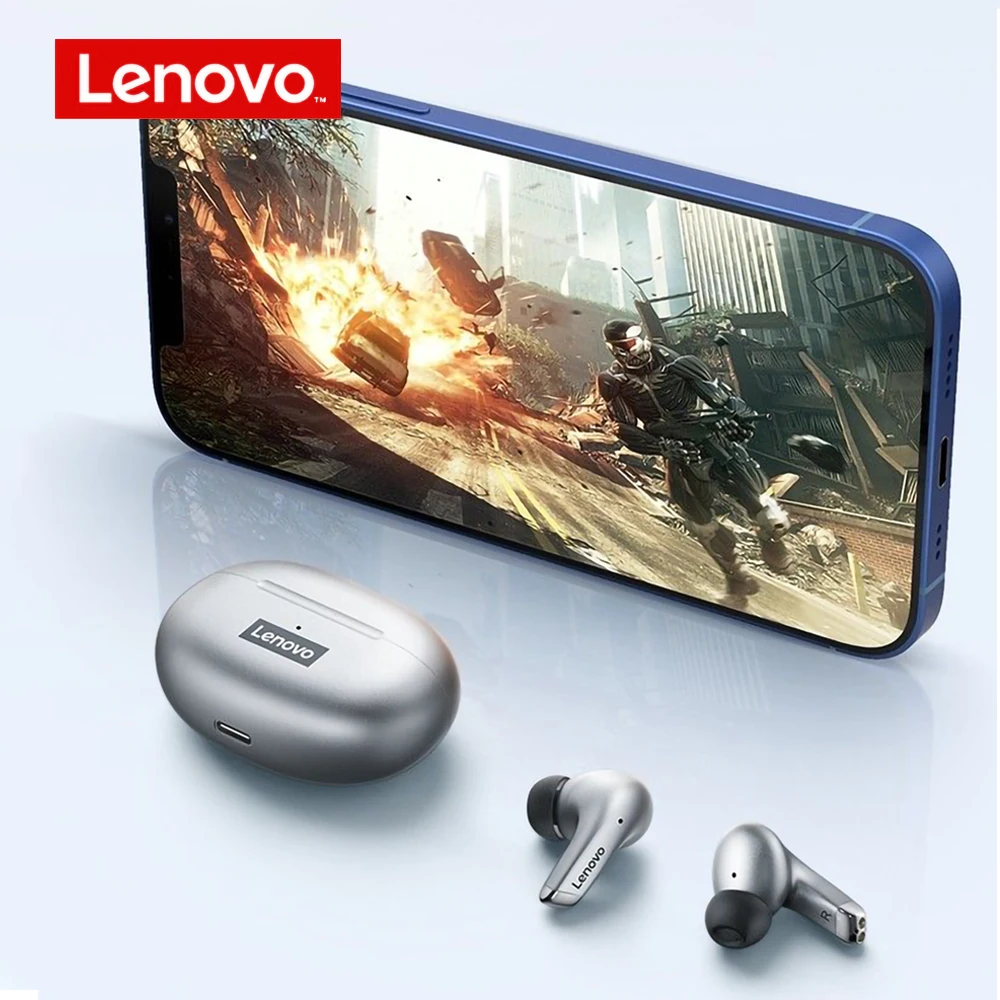 Беспроводные наушники Lenovo LP5 Bluetooth TWS гарнитура Mini 9D HiFi стерео спортивные с