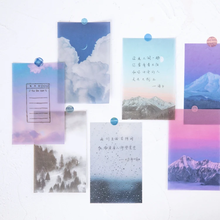 Ins блокноты для записей Стикеры заметок креативная бумага с серной кислотой