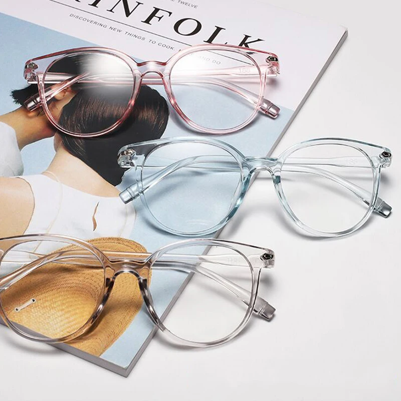 

Cat Eye Glasses Frames Women Men Transparent Lens Korean Eyeglasses Vintage Trending Styles Brand Optical Computer Glasses