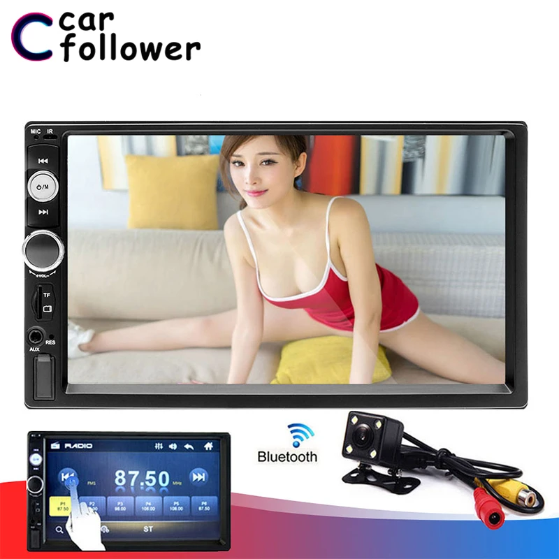 Автомобильный последователь 2 Din Автомобильная магнитола мультимедиа MP5 плеер 7