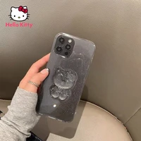 hello kitty 3d transparent phone case for iphone12 12pro 12promax 11 pro 11promax mini x xs max xr 7 8 plus cover
