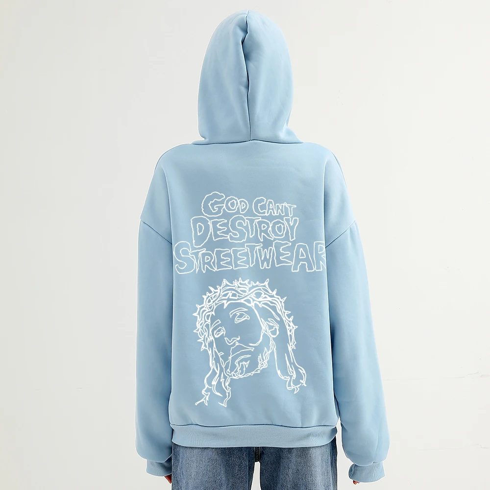 Pullover Sweatshirt with Hooded Winter Velvet Hoodies for Teen Fashion Gothic Clothes Sweetshirts Woman Soft Fleece Vintage Coat