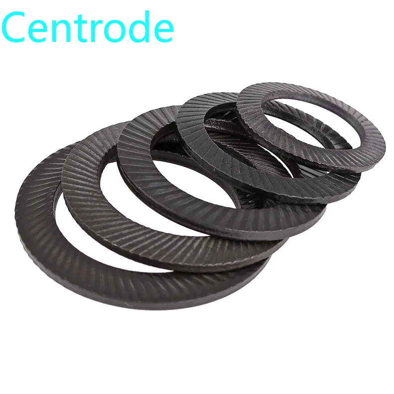 

Spot 45 s carbon steel black cone/double-sided/anti-loose/locking/anti-slip/washer-m4-M30 20PCS