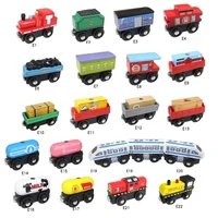 1012pcs53pcs wooden train accessories anime locomotive car toy wooden railway toys for kids gifts dropshipping 2021