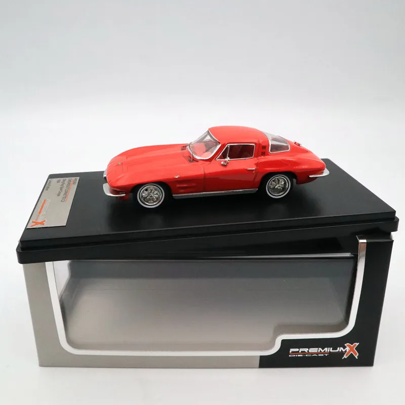 

Premium X 1/43 For Chevrolet Corvette C2 Sting Ray Sport Coupe 1964 PRD562 Red Model