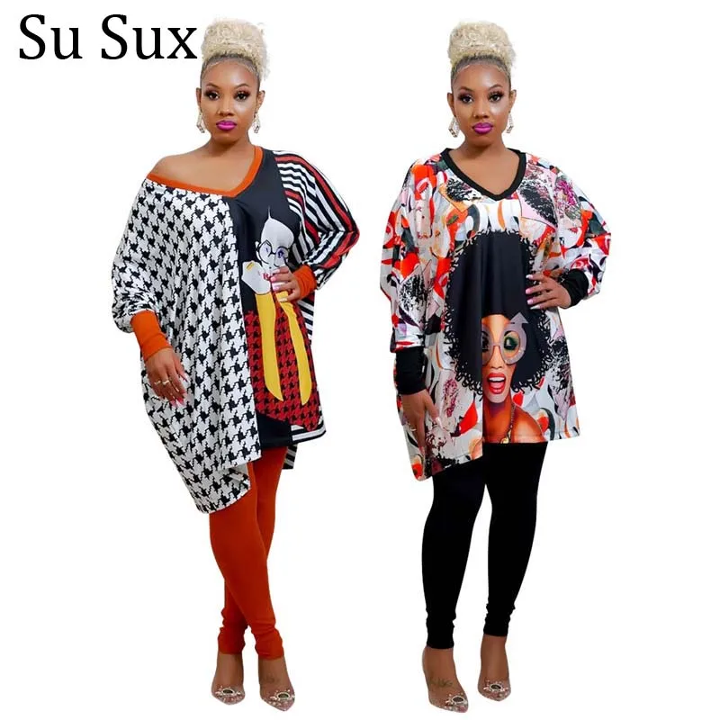 

African Clothes For Women Dashiki Africa Clothing Casual Loose Pullover Top and Pencil Pants Suits Tracksuit Sportwear Vestidos