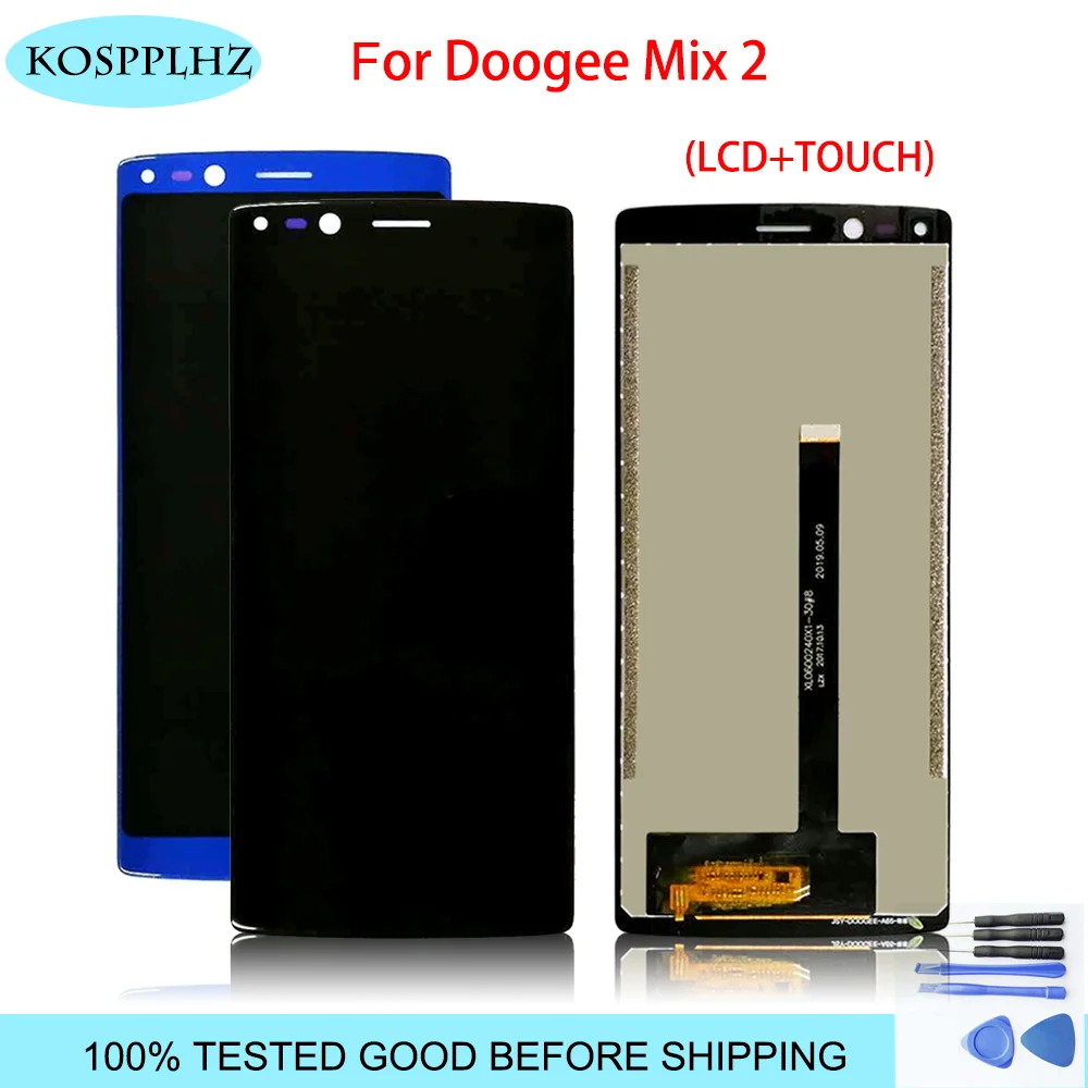 100% Протестировано Для Doogee mix 2 ЖК-дисплей + кодирующий преобразователь сенсорного
