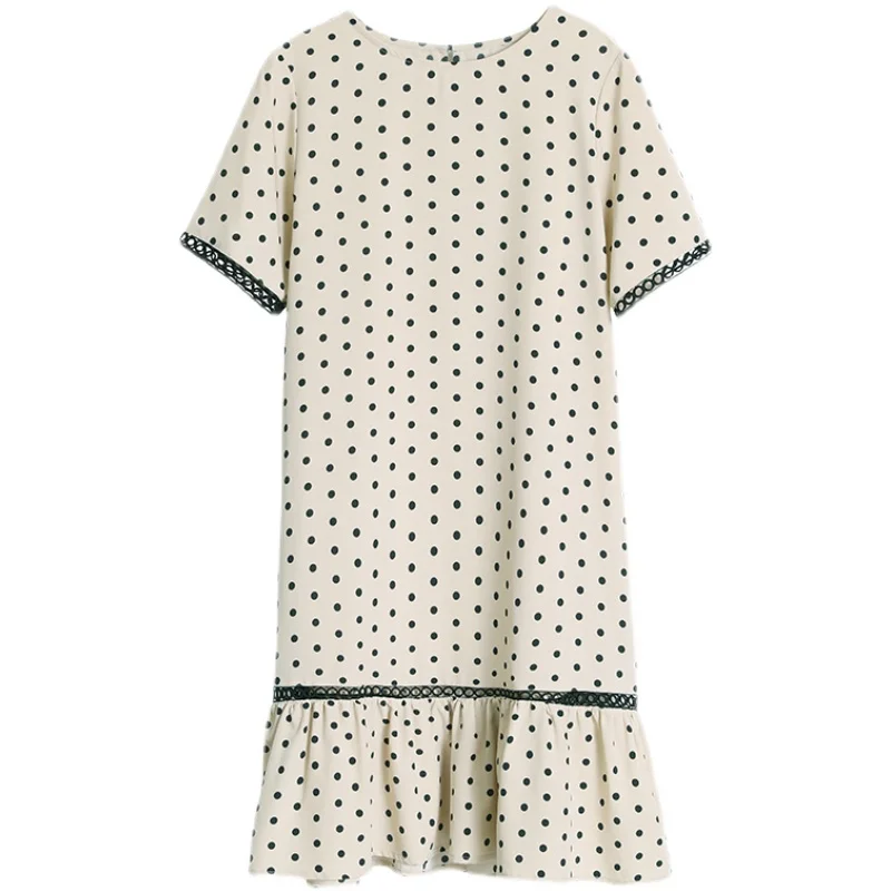 

Summer Fashion Short Sleeve O-neck Dress Women Vintage A-line Beach Chiffon Mini Dresses Ladies Flare Printed Party Sexy Dresses