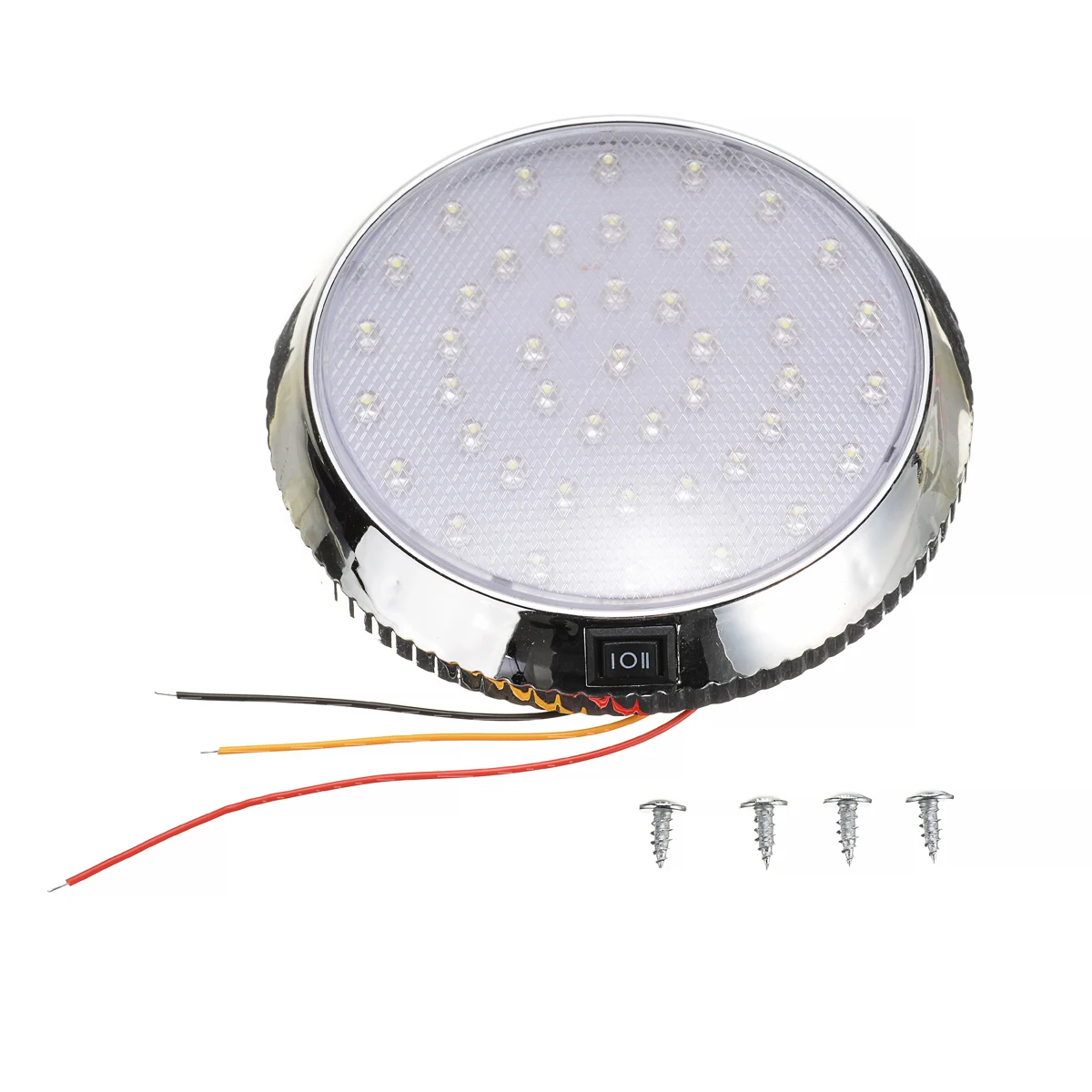 

Mayitr 1 шт. 46LED Автомобильный потолочный светильник для салона 12 В постоянного тока 5 Вт автомобильный фургон трейлер внутренняя лампа для чтения для камперфургонов автобусов лодок