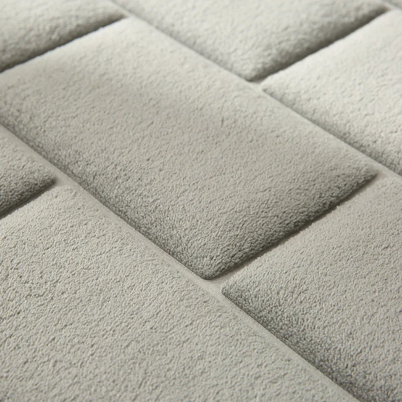 coral fleece bath mat non slip grey toilet mats set water absorbent bathroom rugs brick 3d door entrance floor carpet 50x80cm free global shipping