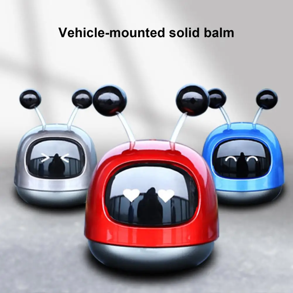 

Автомобильный освежитель воздуха, мини-робот, милый мультяшный дисплей, форма, автомобильное ароматическое украшение для транспортных сре...