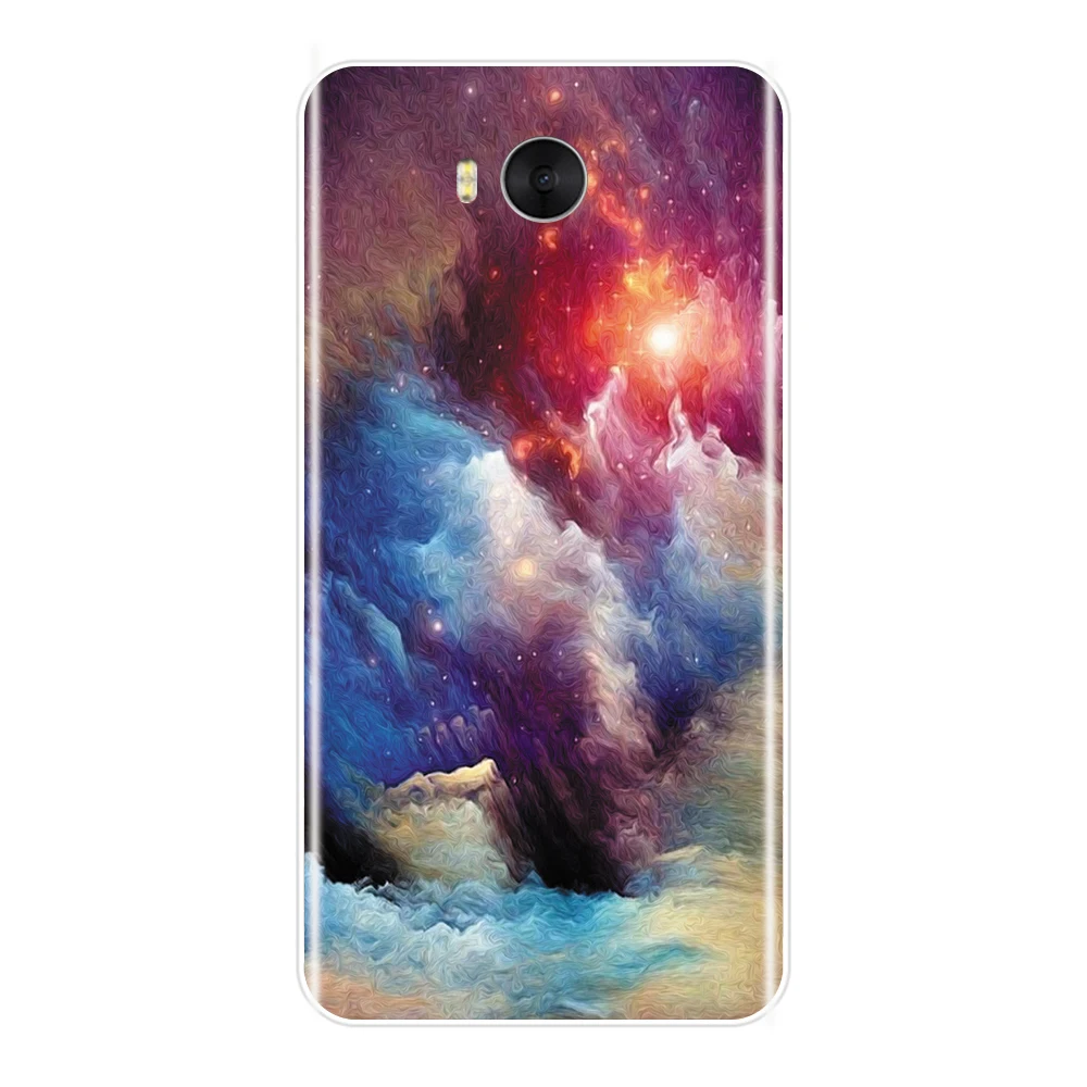 Чехол для телефона Huawei Y5 Y6 Y7 Prime 2017 2018 Y9 2019 Мягкий Силиконовый ТПУ цветной чехол Y3 II