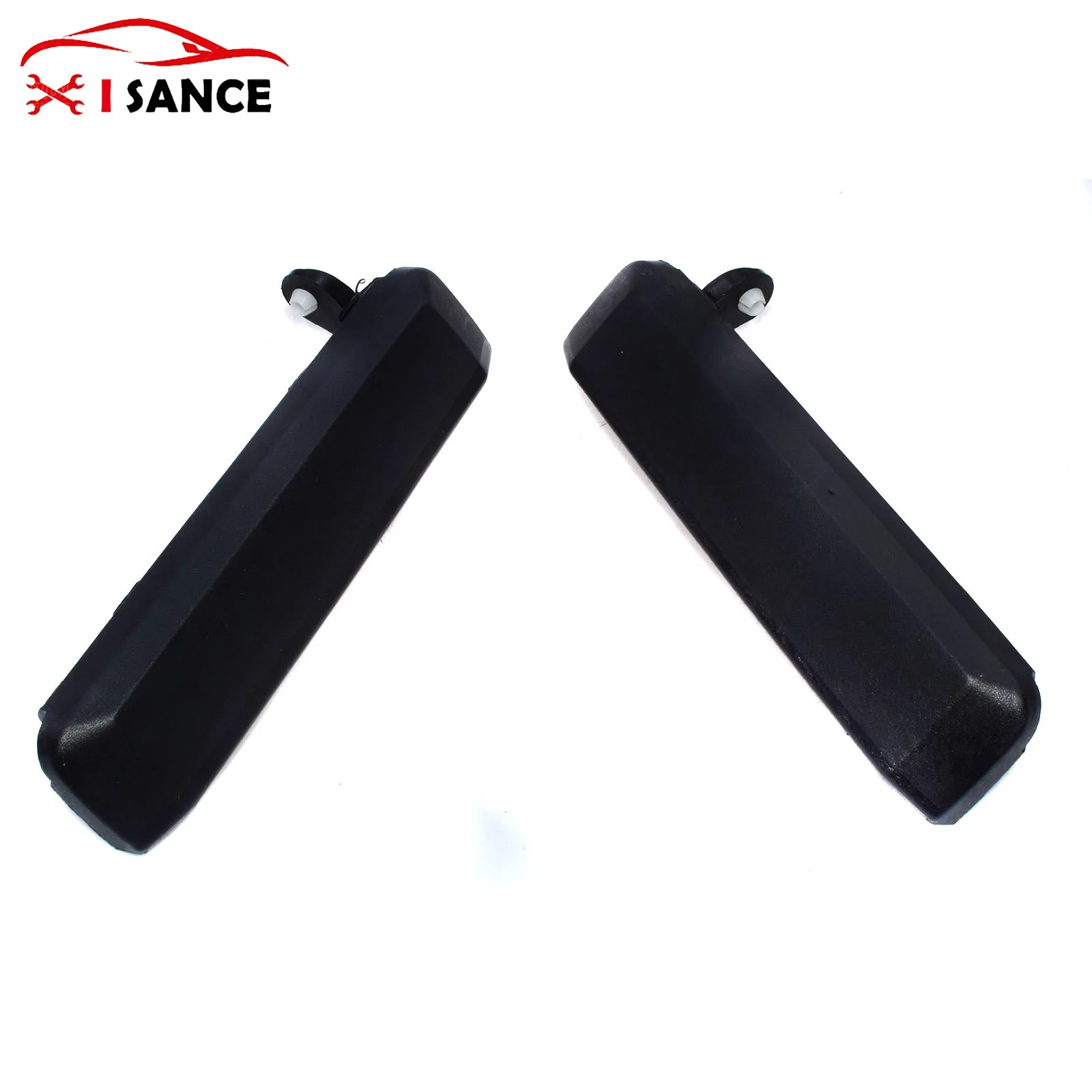 Наружные черные передние левые + правые дверные ручки для 1986 1994 NISSAN D21 Pickup Pathfinder