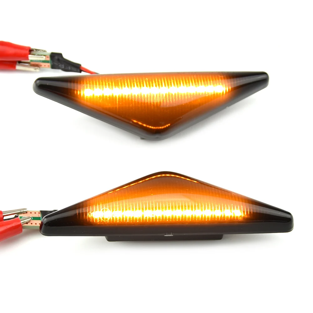 

2PCS Repeater Side Marker LED Dynamic Turn Signal Light Blinker Sequential Lamp For Ford Focus Mk1 Mondeo Mk3