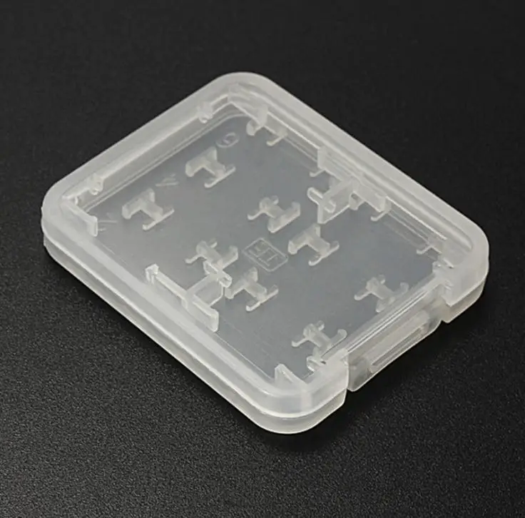 Новый 8 в 1 Пластиковый корпус для TF Micro SD карты памяти SDHC MS защитный держатель
