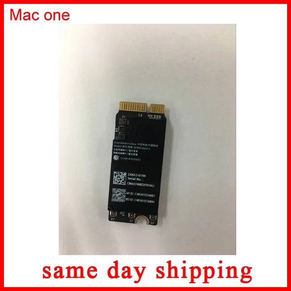 Оригинальная Wi-Fi карта BCM943602CS для Macbook Pro Retina 13 &quot15&quot A1398 A1502 2015 года | Компьютеры и